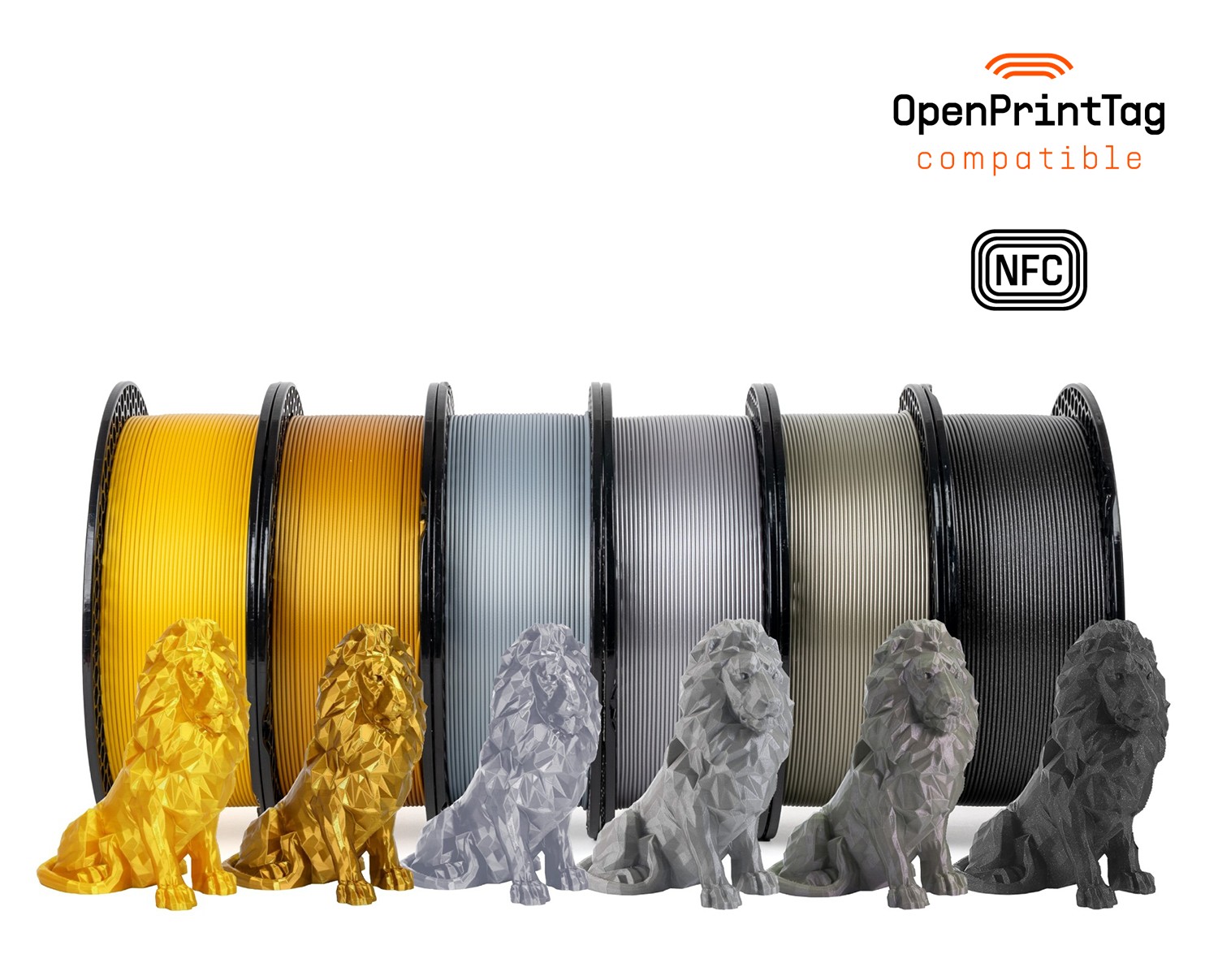 Prusament PLA Metallic Bundle 5+1 FREE