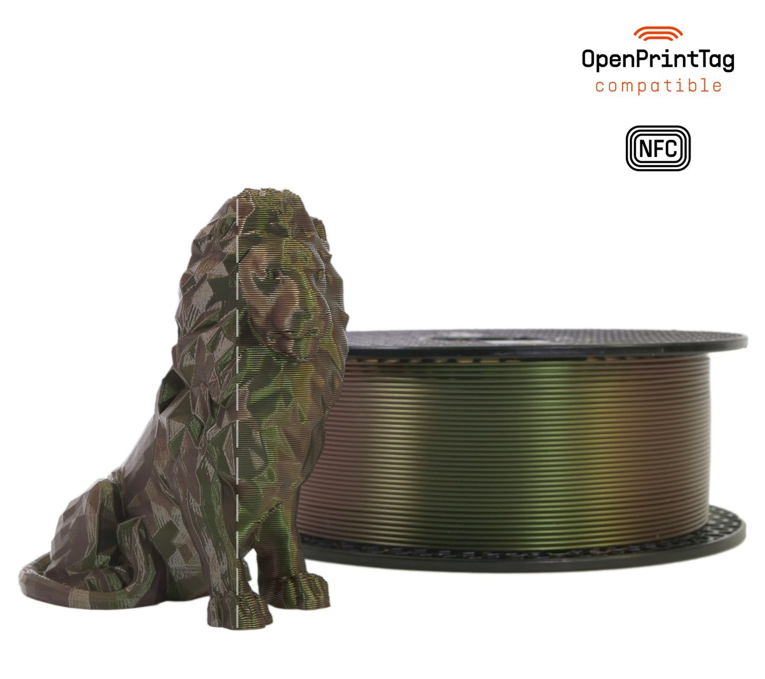 Prusament Premium PLA Mystic Green 1kg (NFC)
