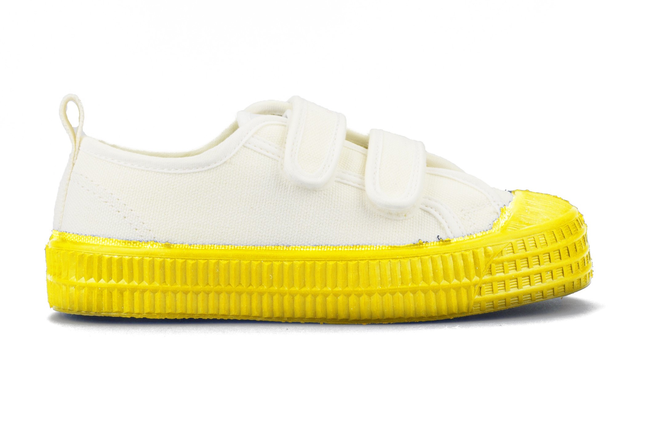 S.M.KID VELCRO 10 WHT/823 YELW