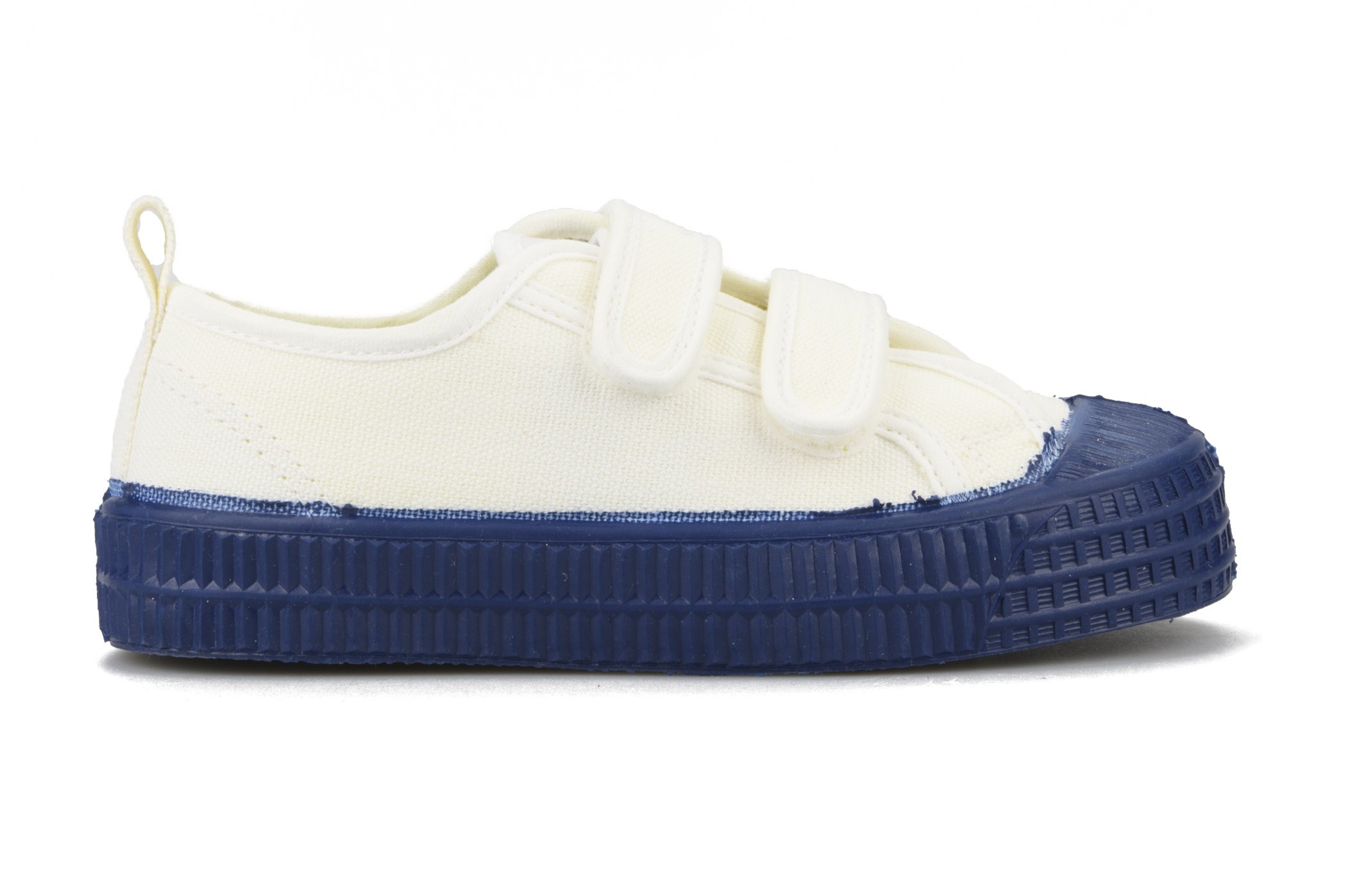 S.M.KID VELCRO 10 WHT/938 NAVY