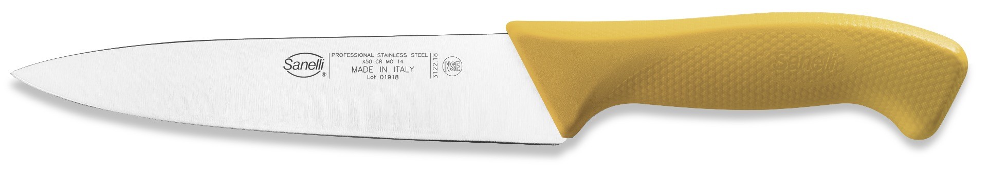 Sanelli Coltello Cucina Cm.18 Giallo