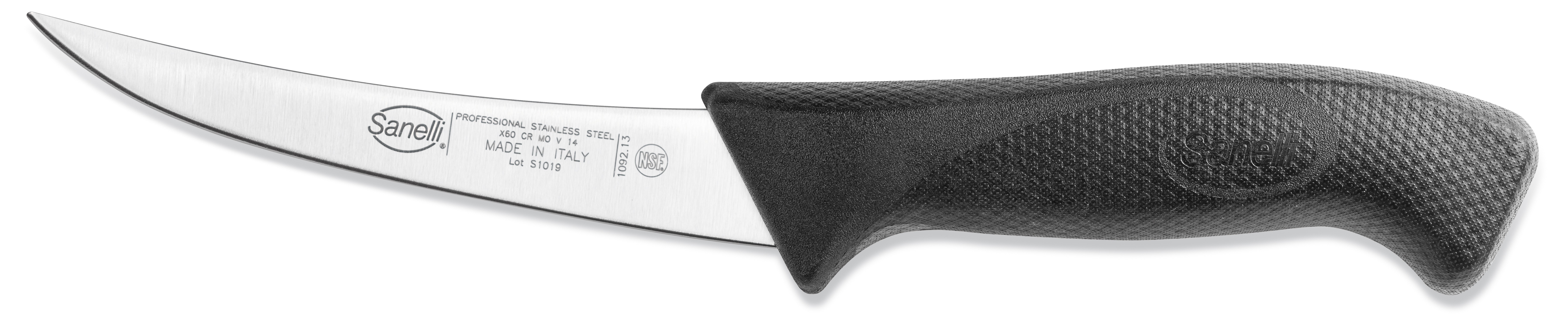 Sanelli Coltello Disosso Curvo Stretto Cm.13