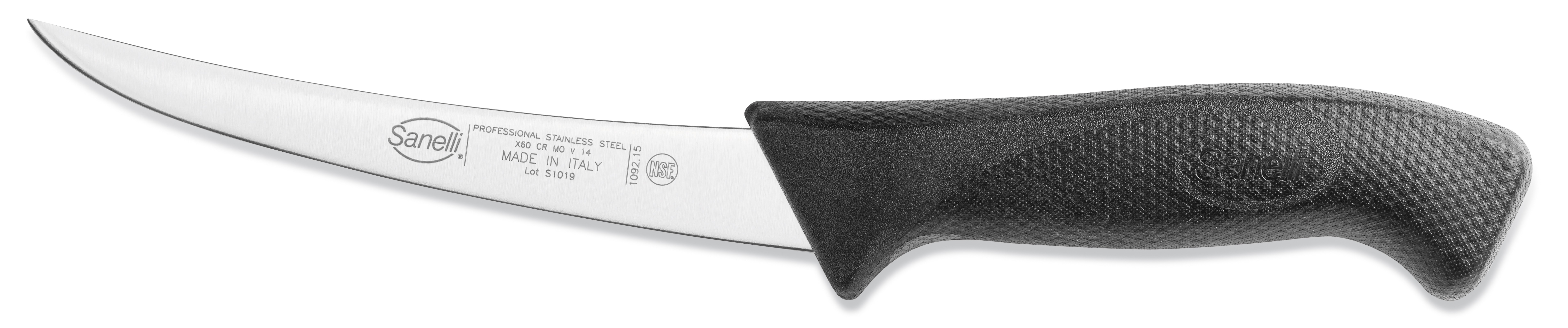 Sanelli Coltello Disosso Curvo Stretto Cm.15