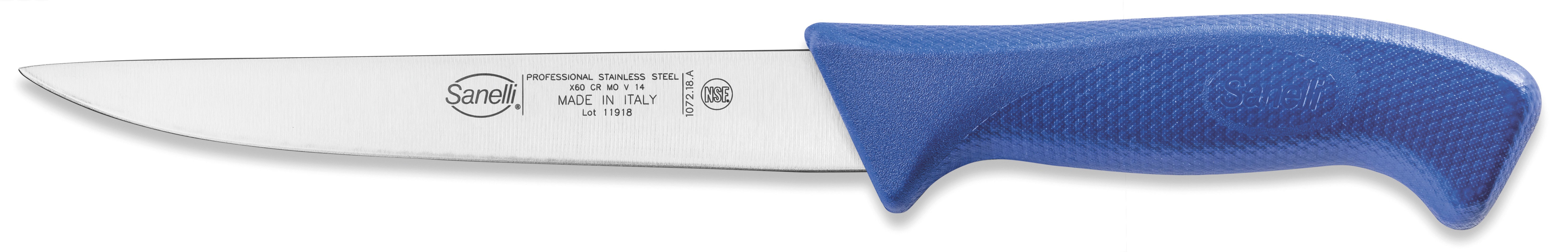 Sanelli Coltello Filettare Cm.18 Azzurro