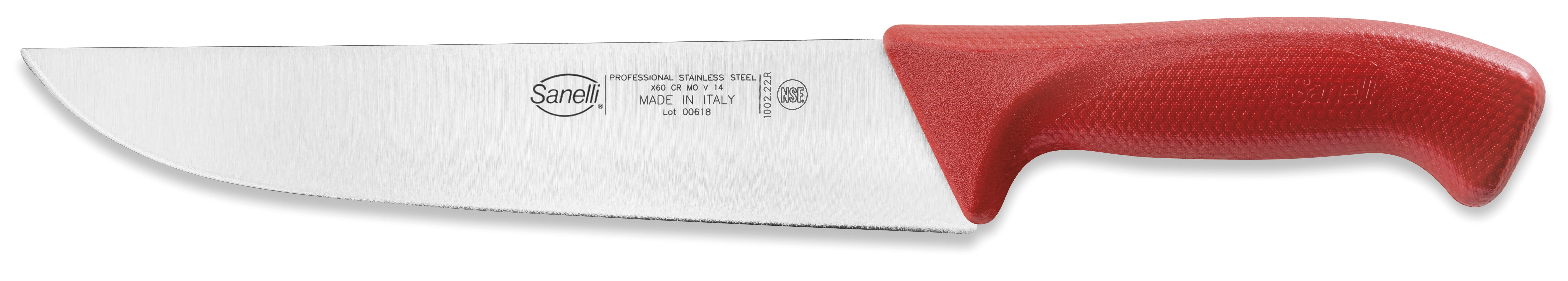 Sanelli Coltello Francese Cm.22 Rosso