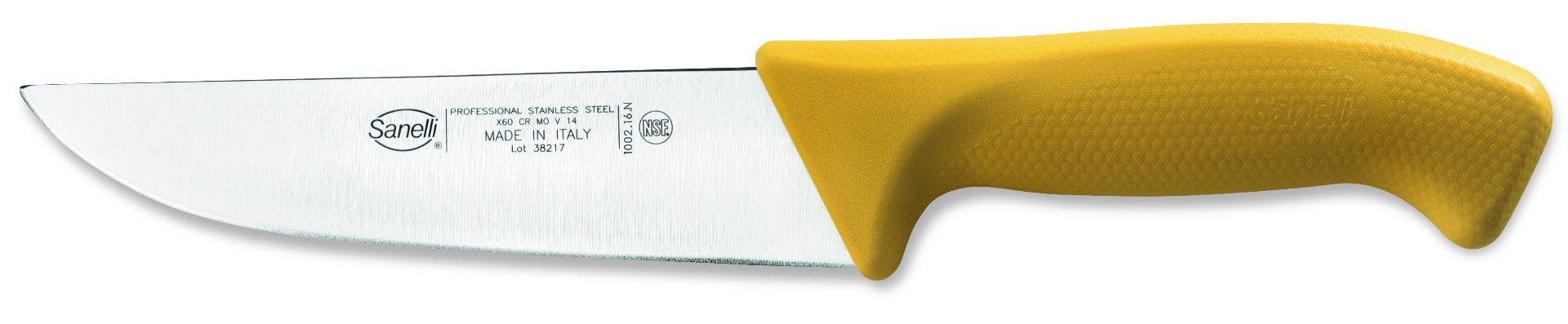 Sanelli Coltello Francese Punta Arrotondata Cm.16 Giallo