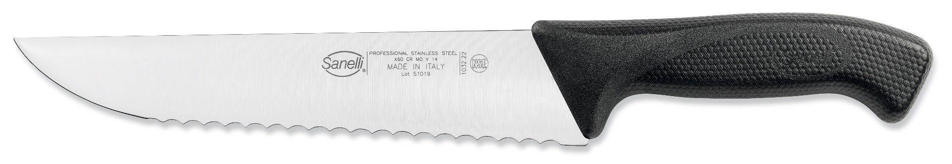 Sanelli Coltello Francese Seghettato Cm.22
