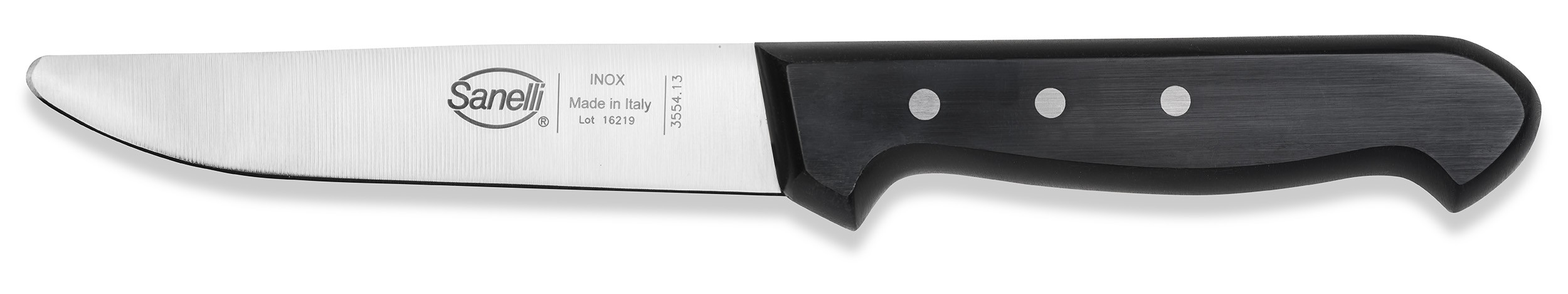 Sanelli Coltello Lama Liscia Punta Tonda Cm.13