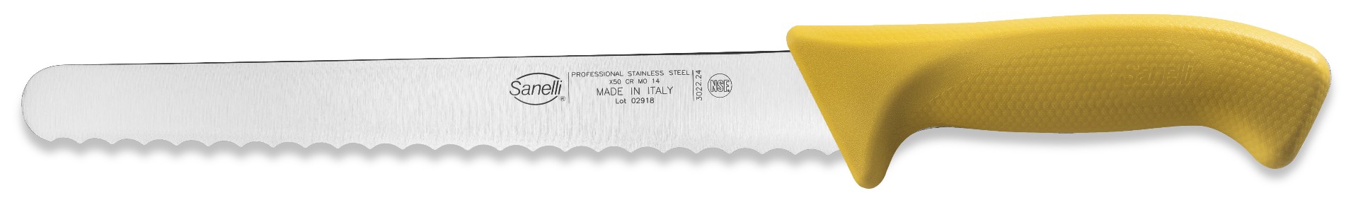 Sanelli Coltello Pane Cm.24 Giallo