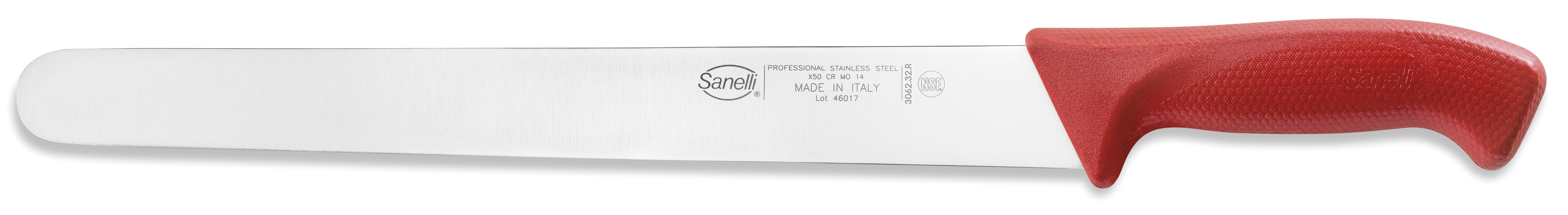 Sanelli Coltello Prosciutto Cm.32 Rosso