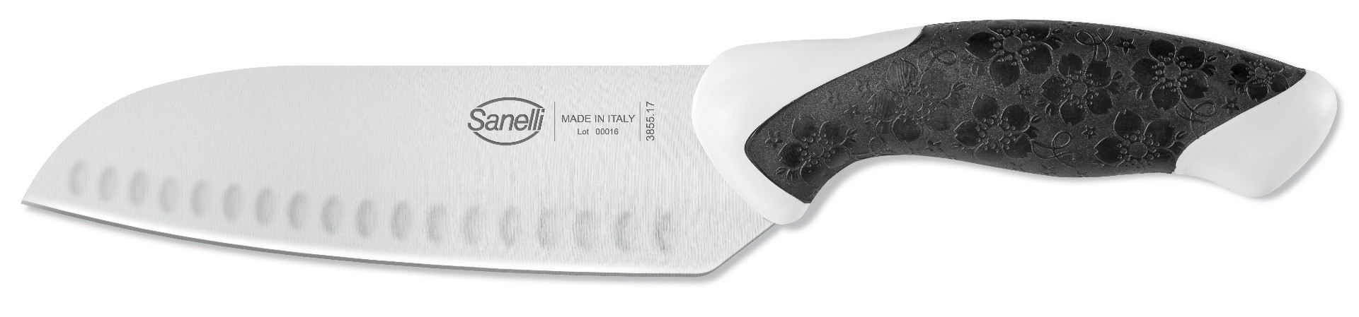Sanelli Coltello Santoku Olivato Cm.17
