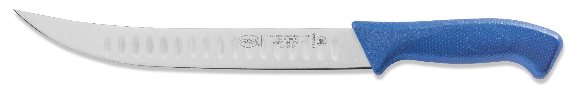 Sanelli Coltello Scimitarra Olivato Cm.26 Azzurro