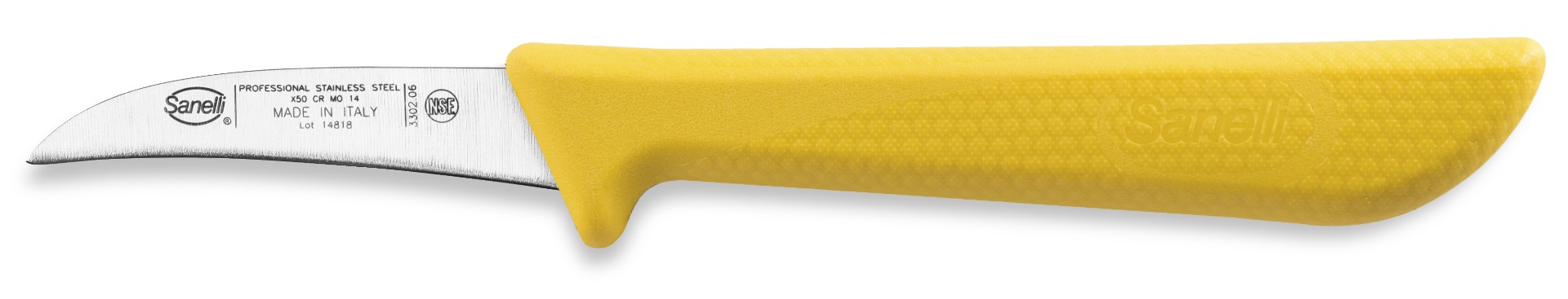 Sanelli Coltello Verdura Cm.6 Giallo