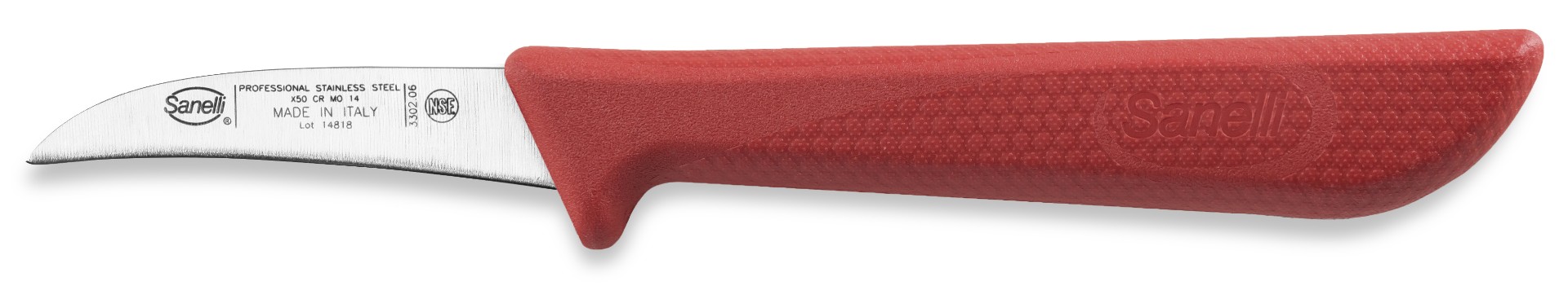 Sanelli Coltello Verdura Cm.6 Rosso