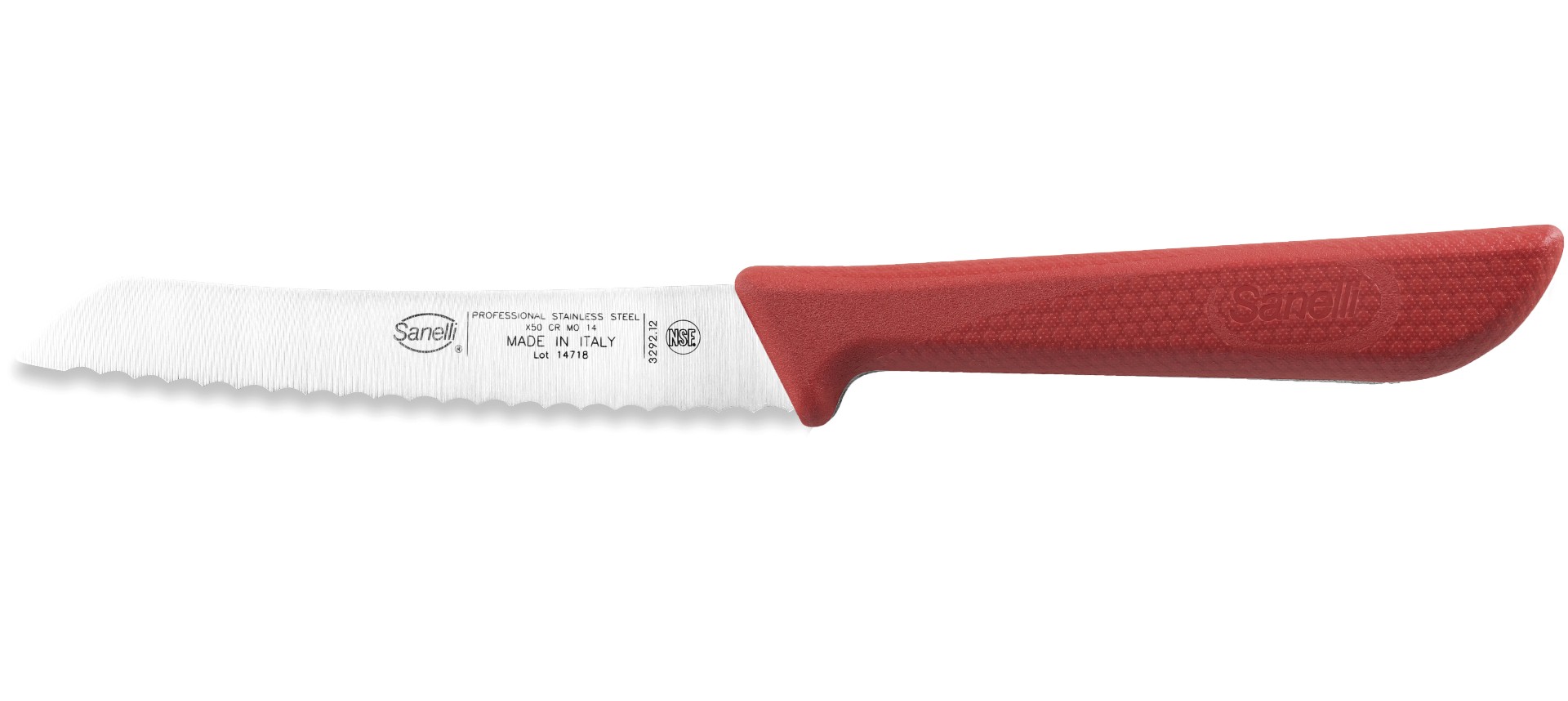 Sanelli Coltello  Pomodoro Cm. 12 Rosso