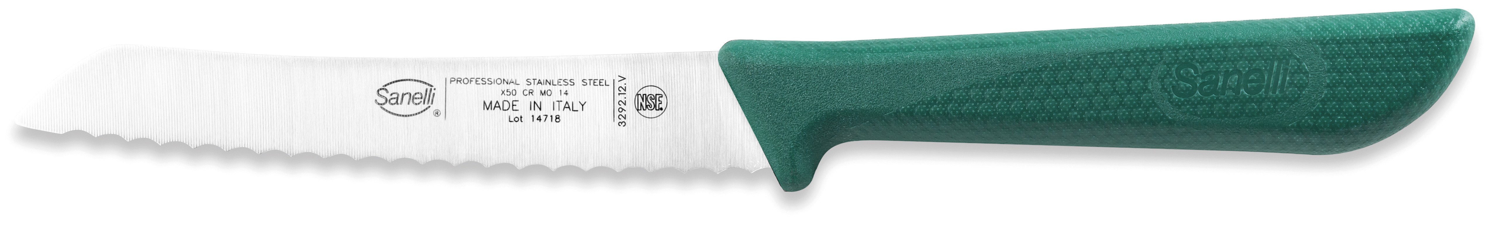Sanelli Coltello  Pomodoro Cm. 12 Verde