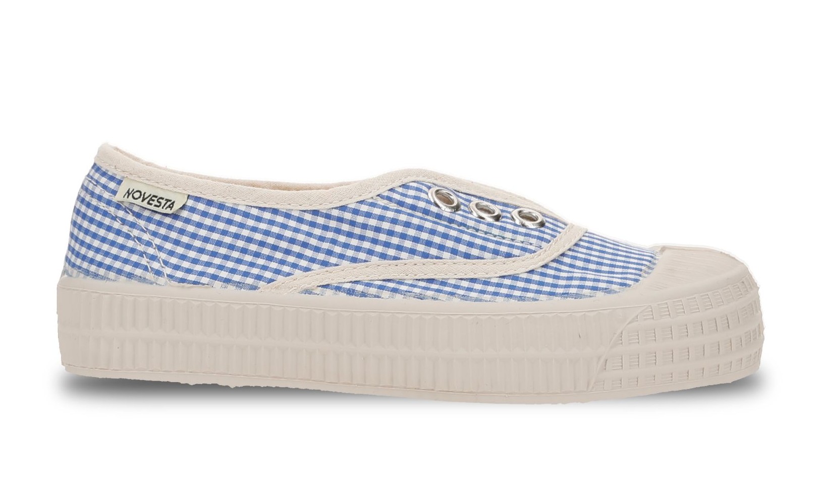 Star Kid Elastic Gingham Blue