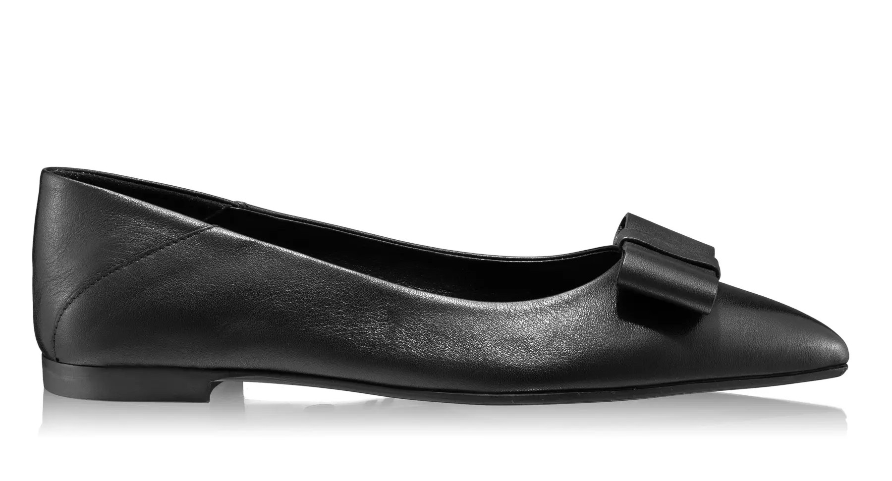 Women Ballerina Flats 7518 Vitello Black