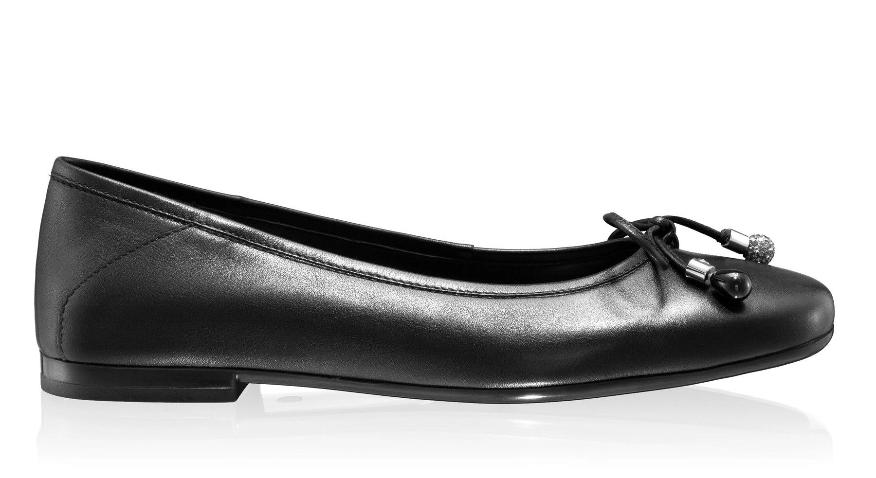 Women Ballerina Flats 8103 Vitello  Black