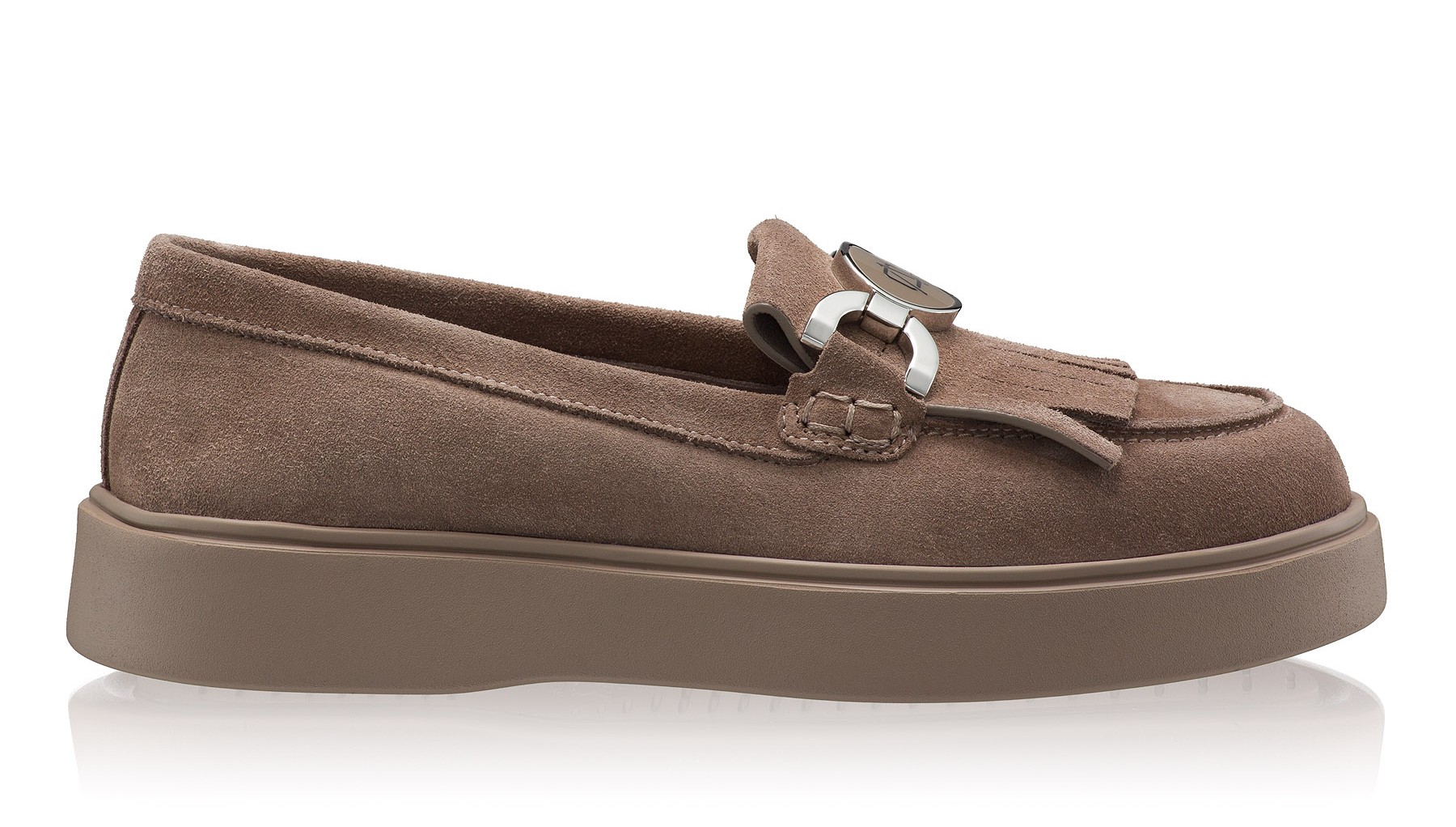 Women Casual Genuine Leather Loafers 8137 Crosta Gri