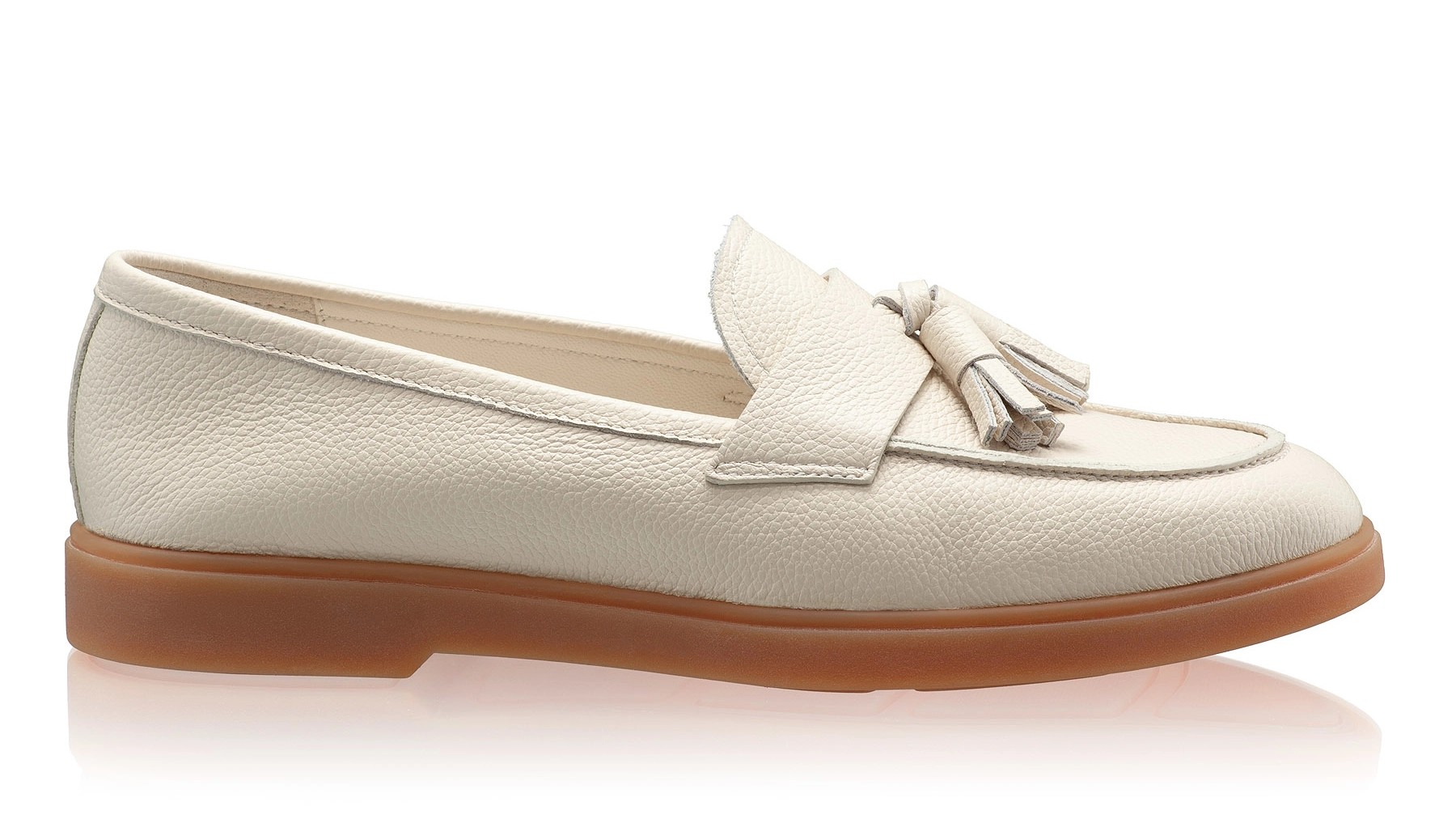 Women Casual Loafers 7517 Bottalato Panna