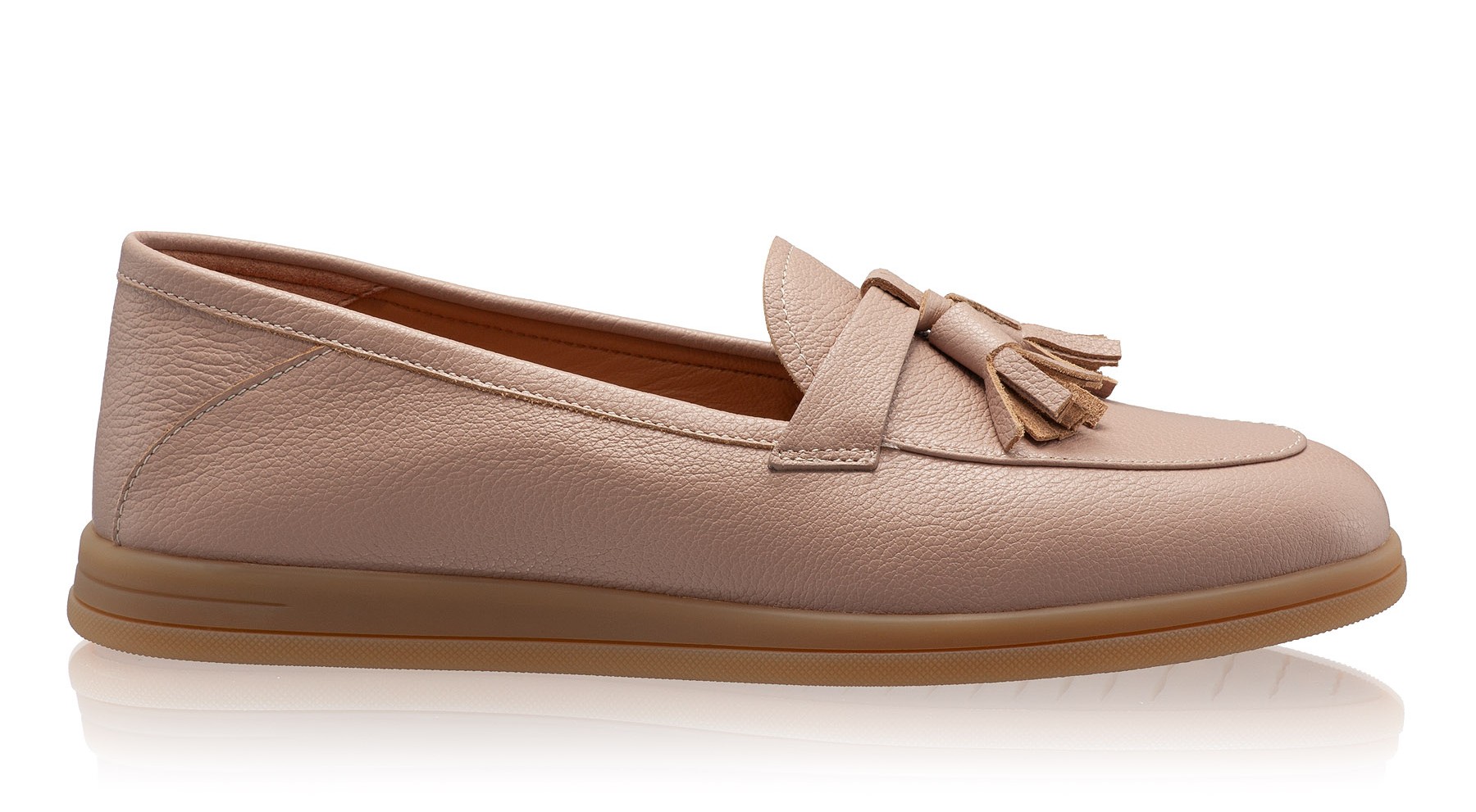 Women Casual Loafers 8002 Bottalato Nude