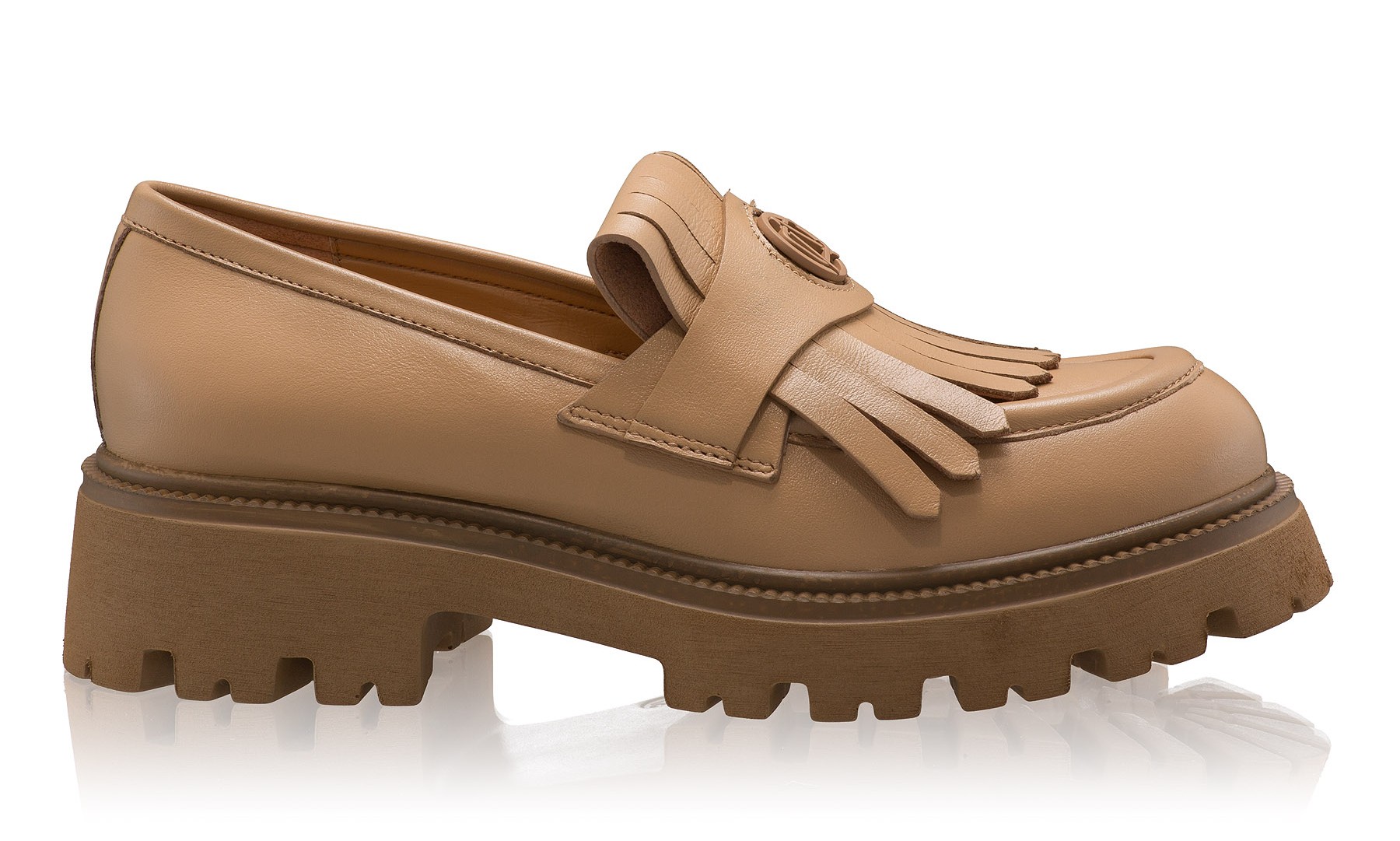 Women Casual Loafers 8501 Vitello Cappuccino