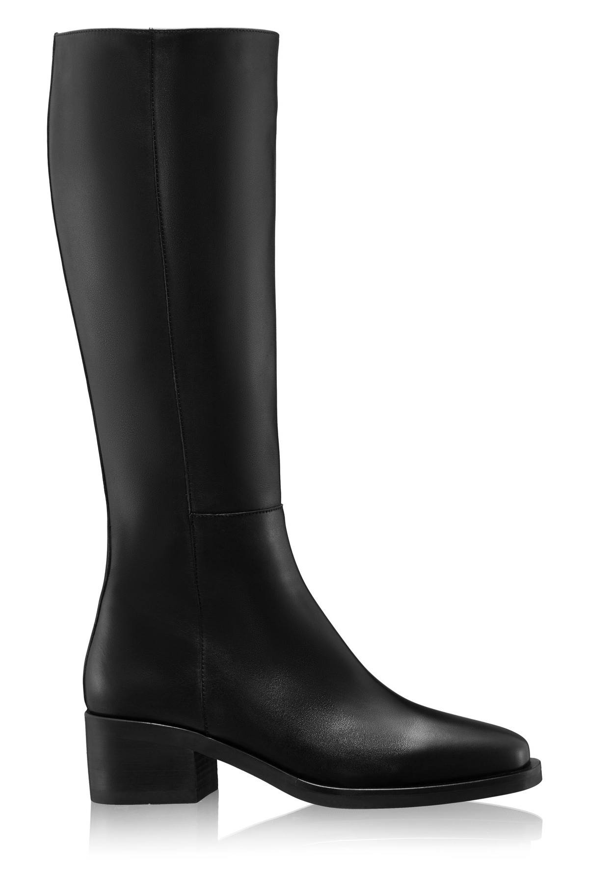 Women Leather Boots 8160 Vitello Black