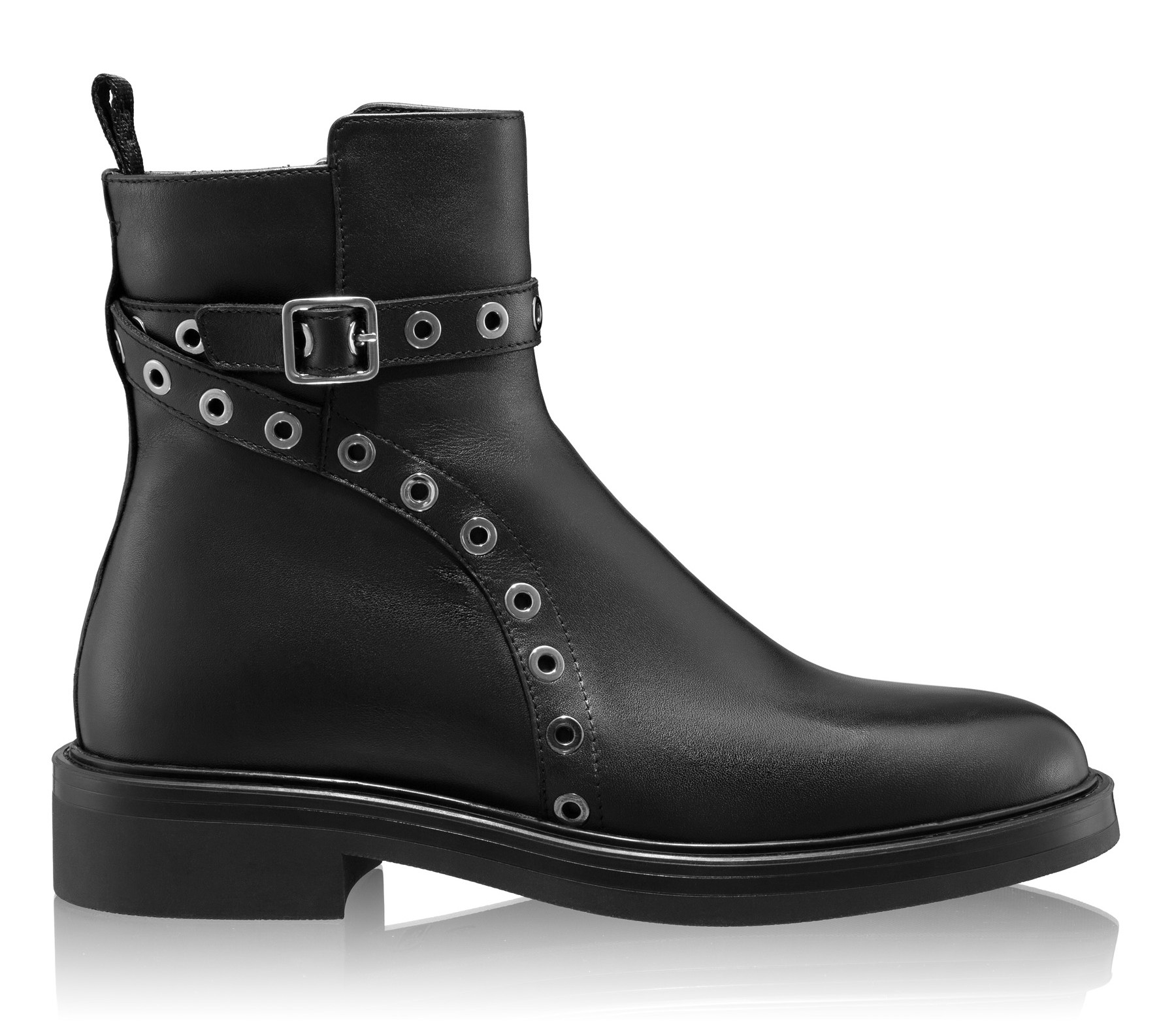 Women Leather Boots 8167 Vitello Black