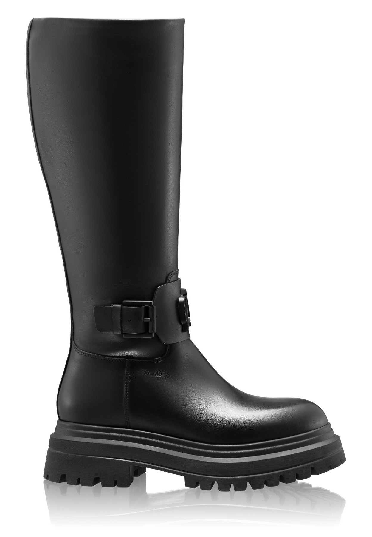 Women Leather Boots 8172 Vitello Black