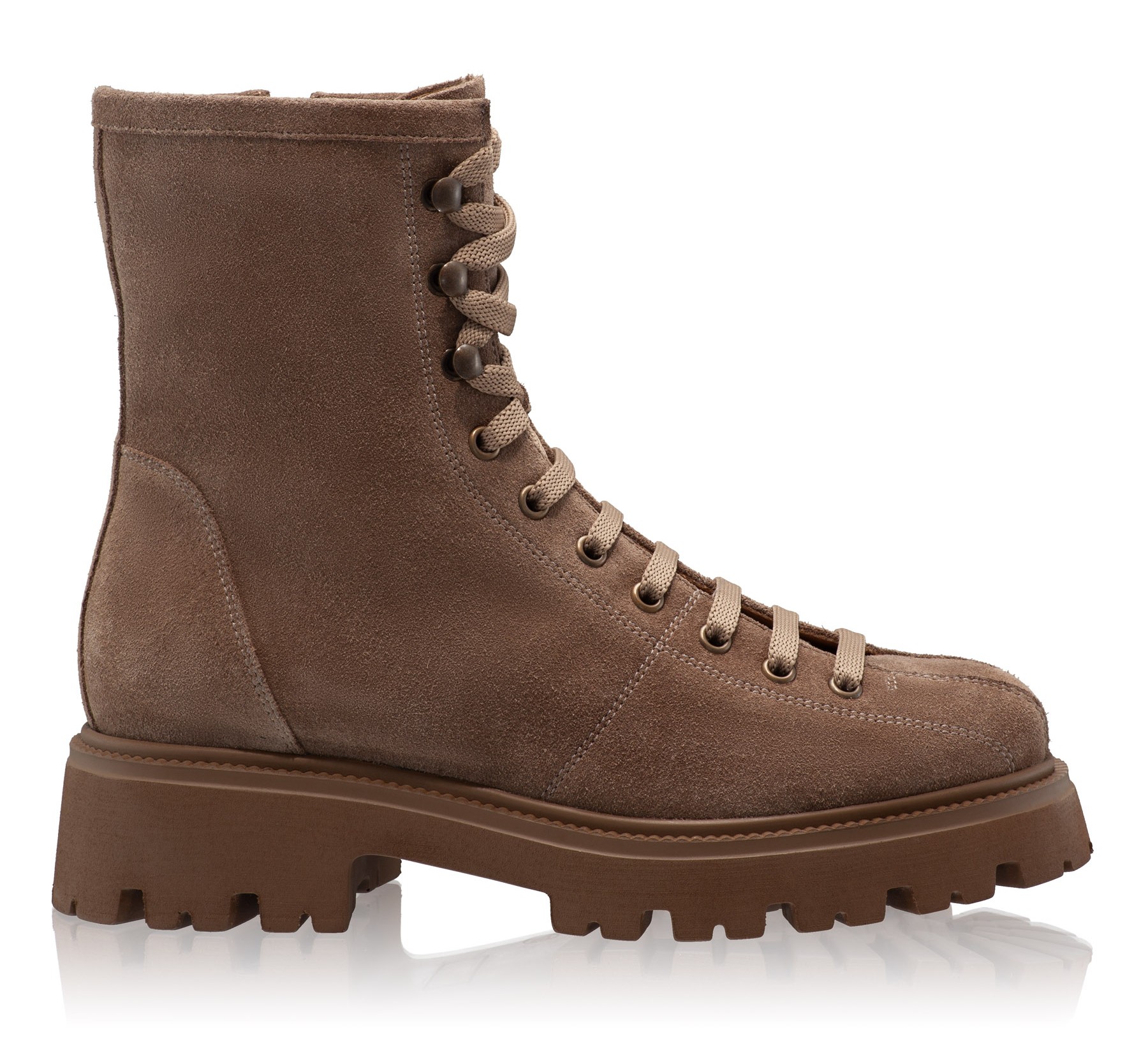 Women Leather Casual Boots 6303 Crosta Taupe