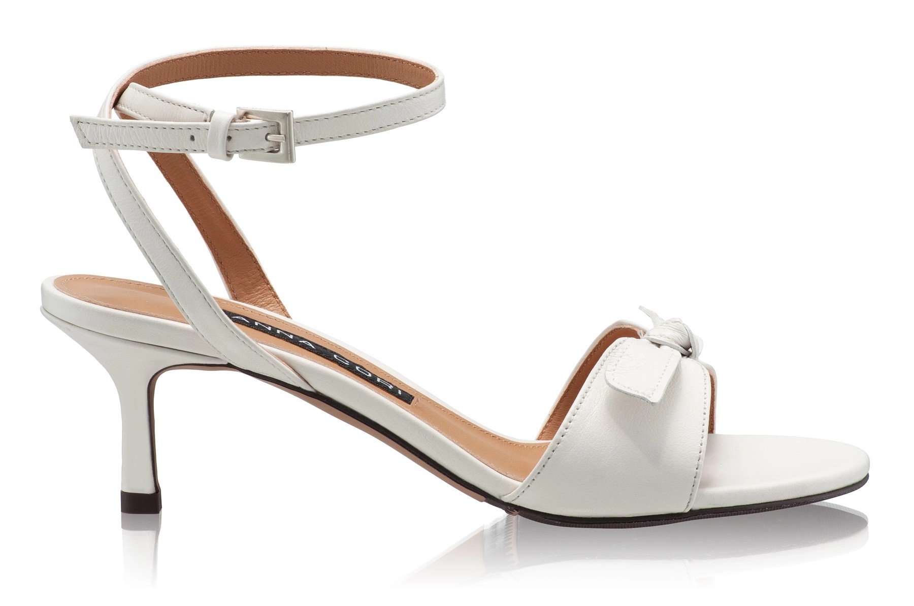 Women Leather Sandals 8110 Vitello Panna