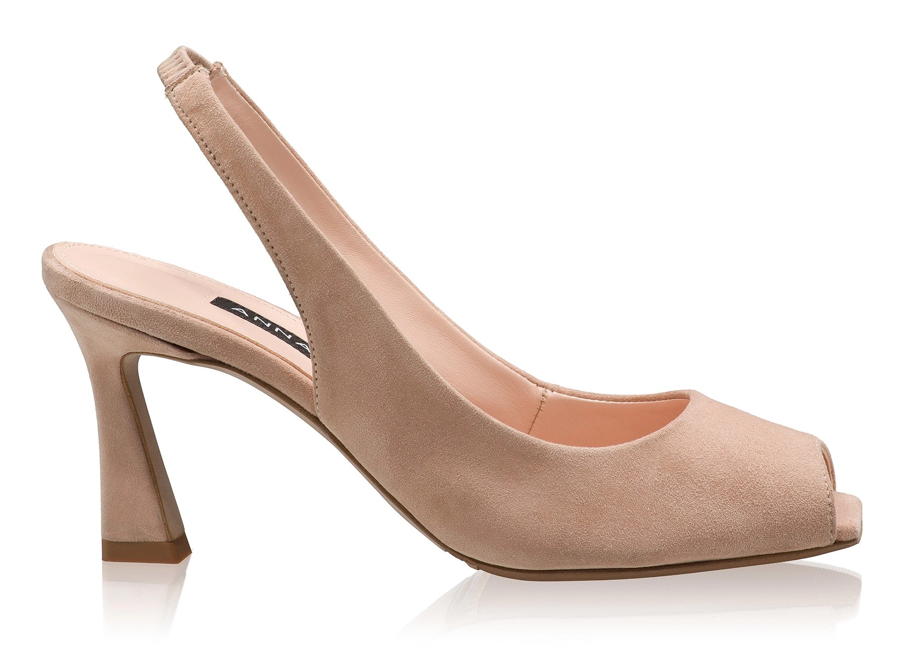 Women Leather Sandals 8348 Camoscio Fard