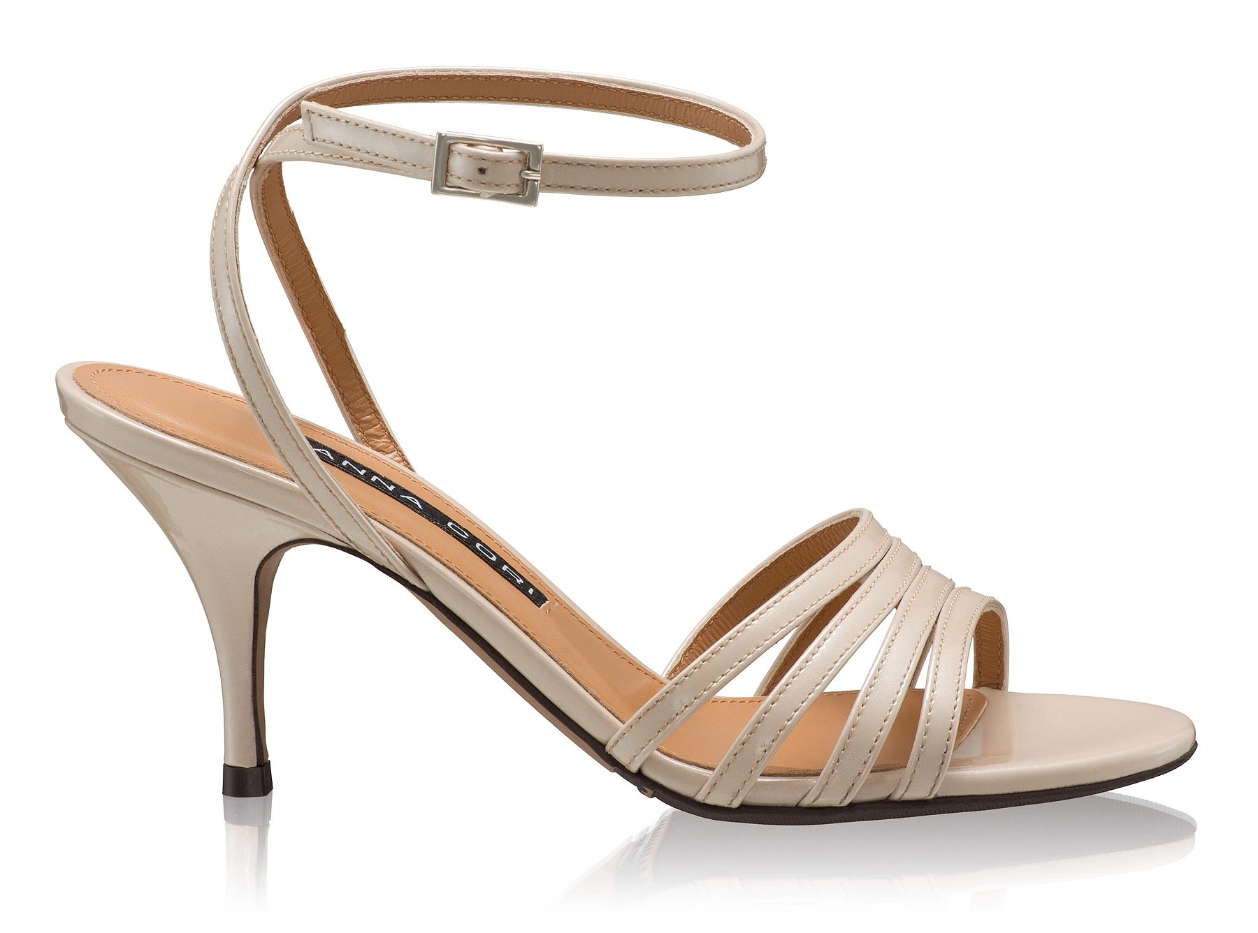 Women Leather Sandals 8424 Lac Beige