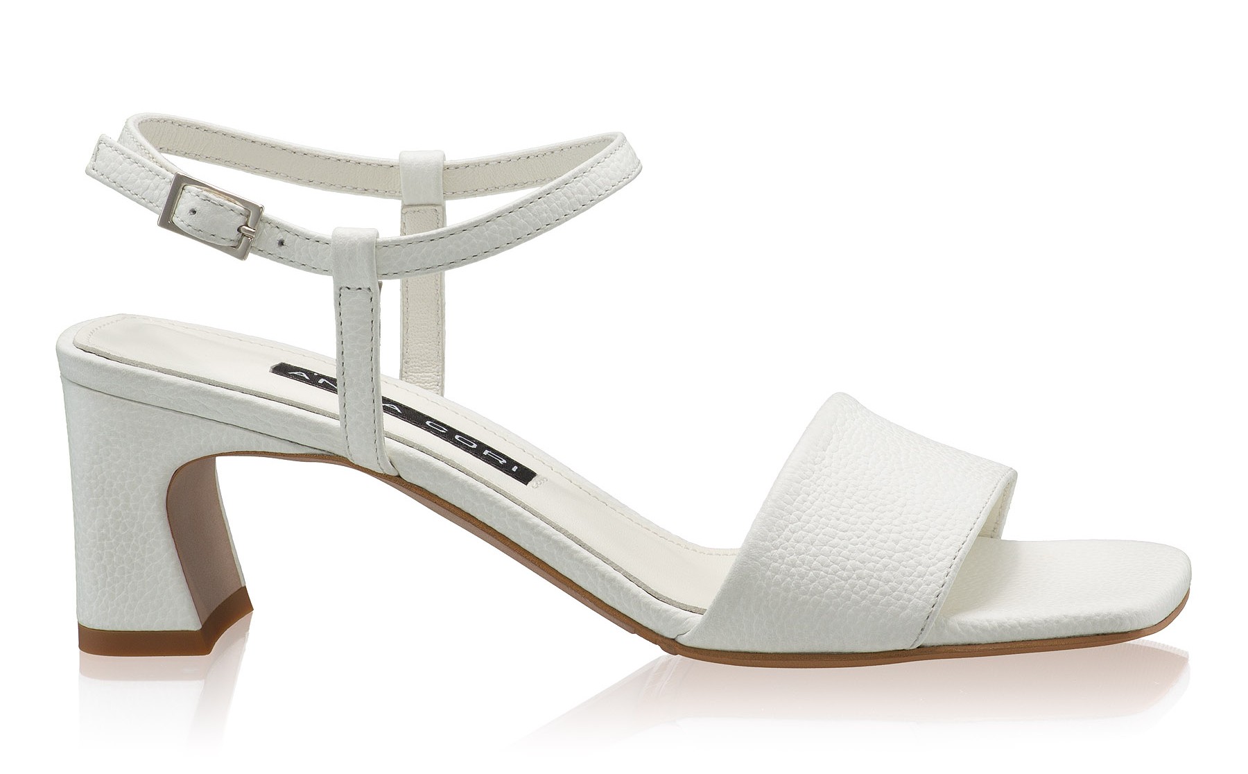 Women Leather Sandals 8470 Bottalato Panna