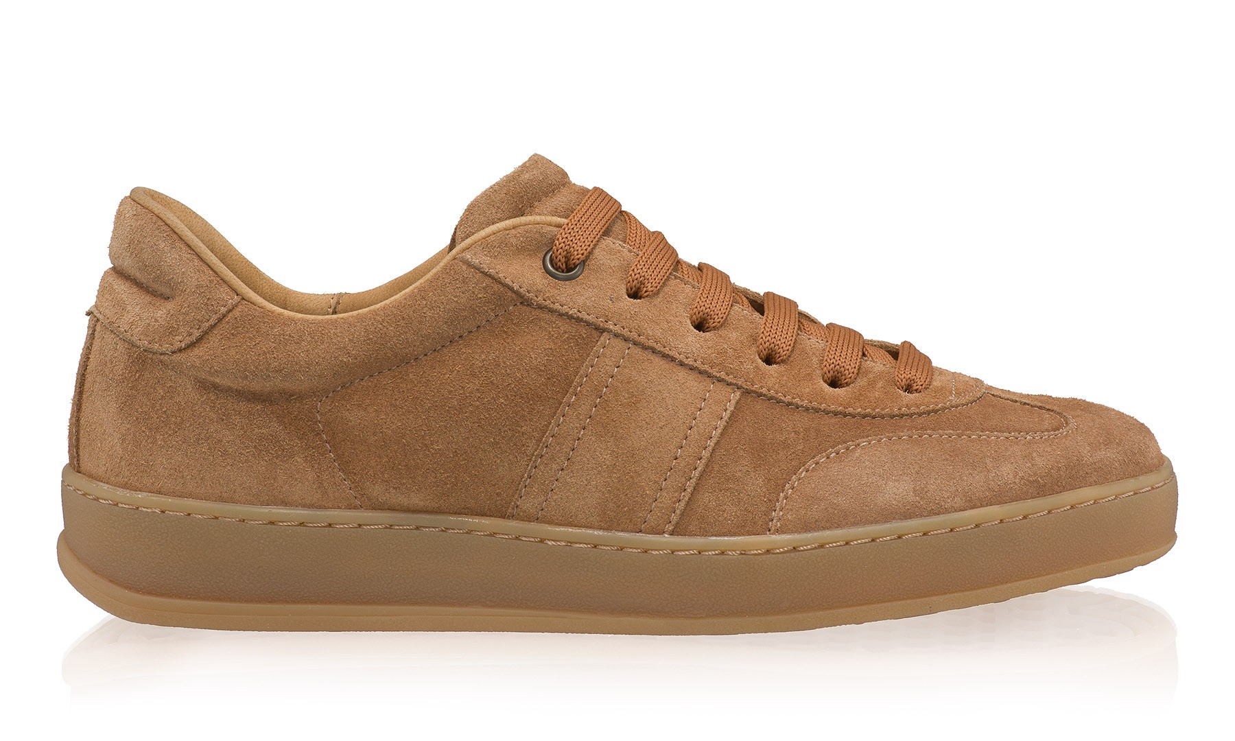 Women Leather Sport Shoes 8066 Crosta Caramel