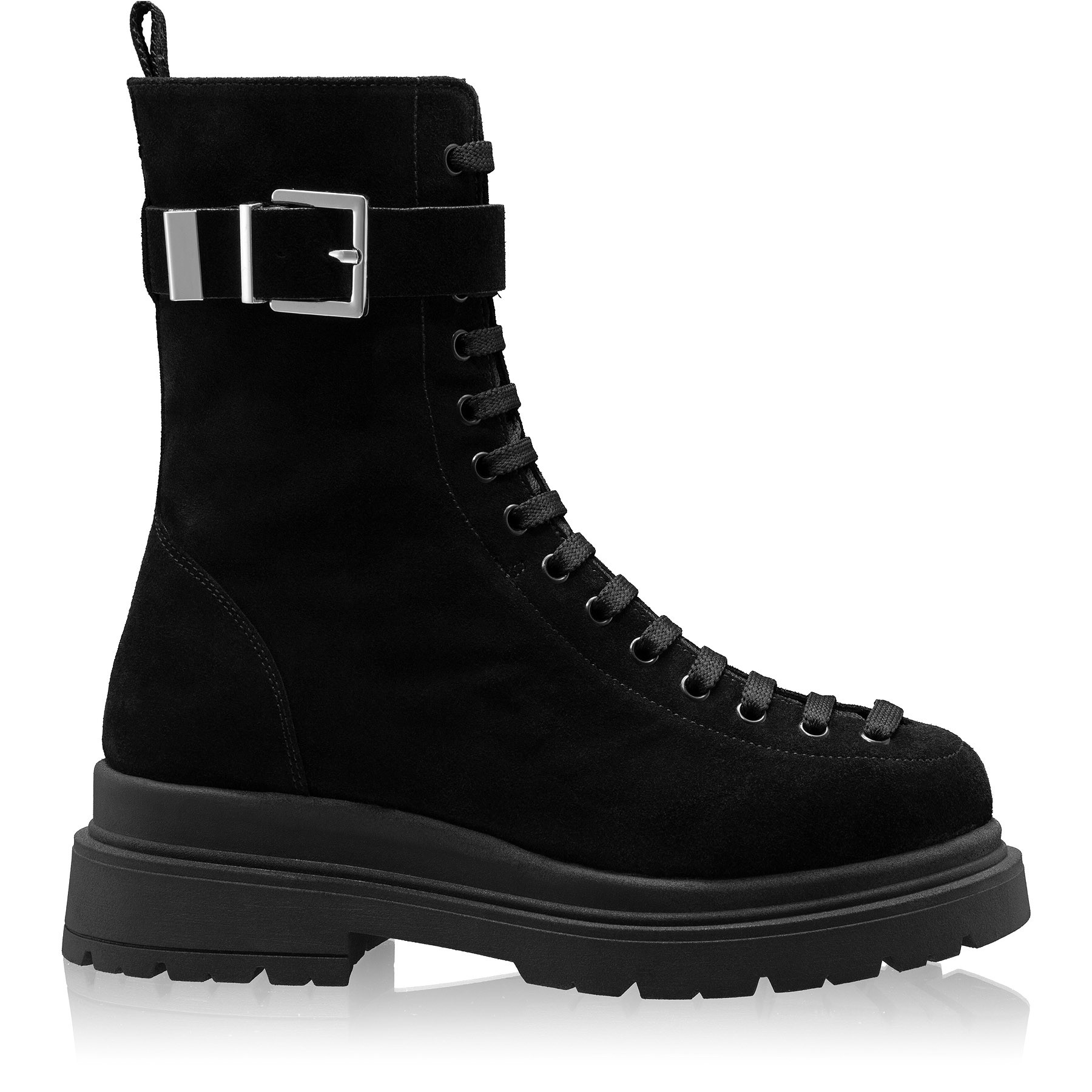 Women Suede Ankle-Boots 8256 Crosta Black