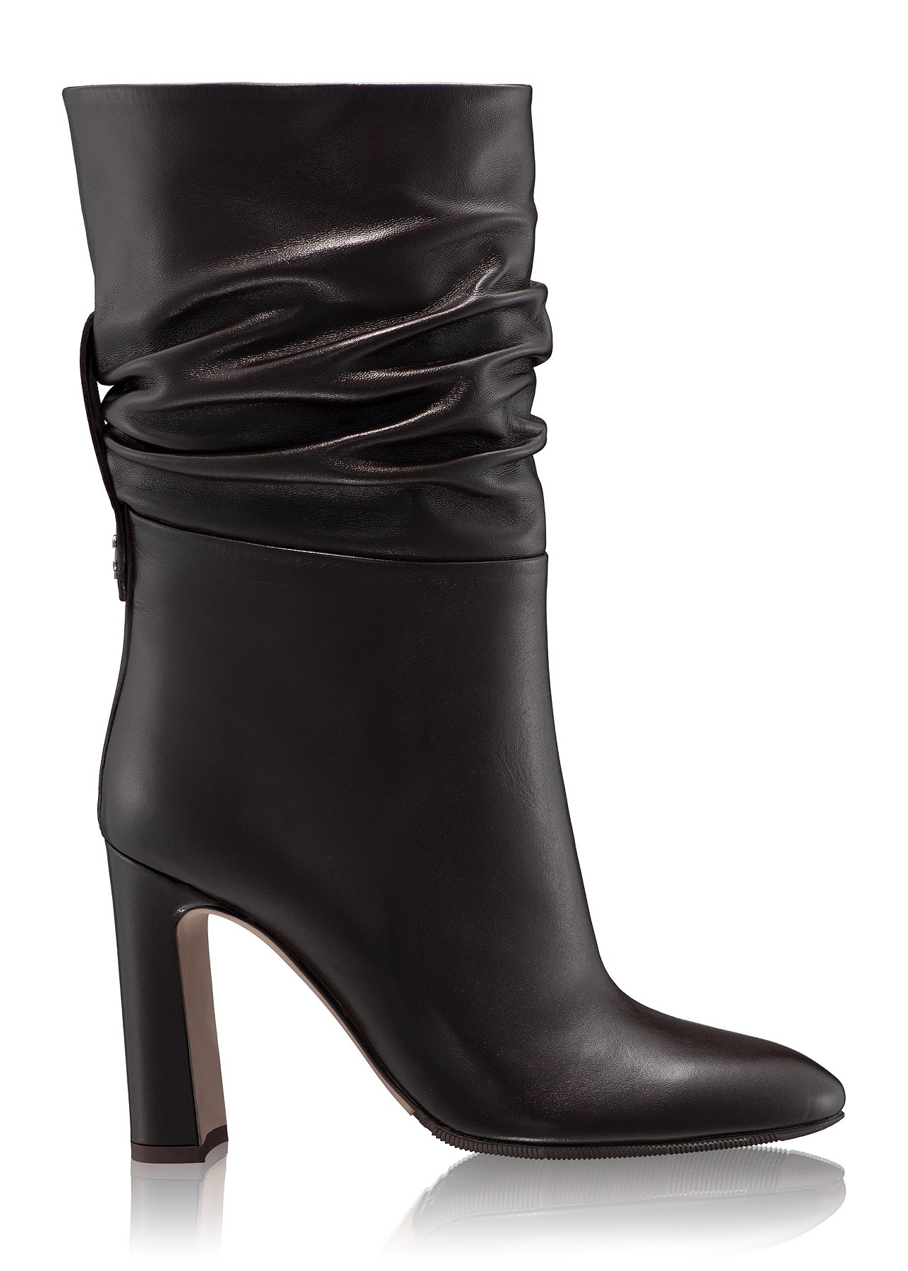Women Suede Leather High-heel Boots 6399 Vitello T.Moro