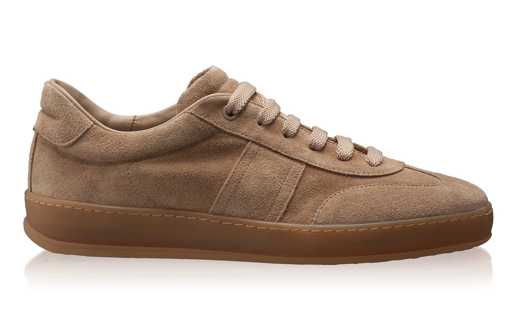 Women leather sport shoes 8066 Crosta Beige