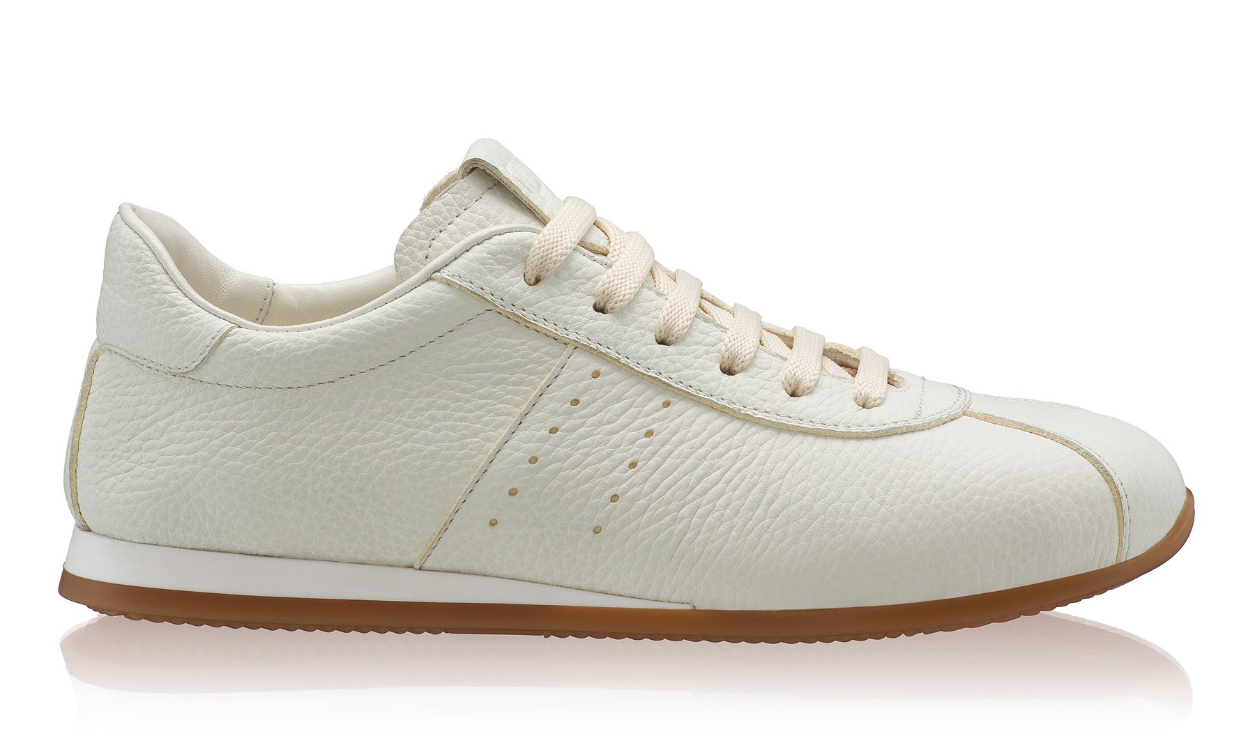 Women leather sport shoes 8327 Bottalato Panna