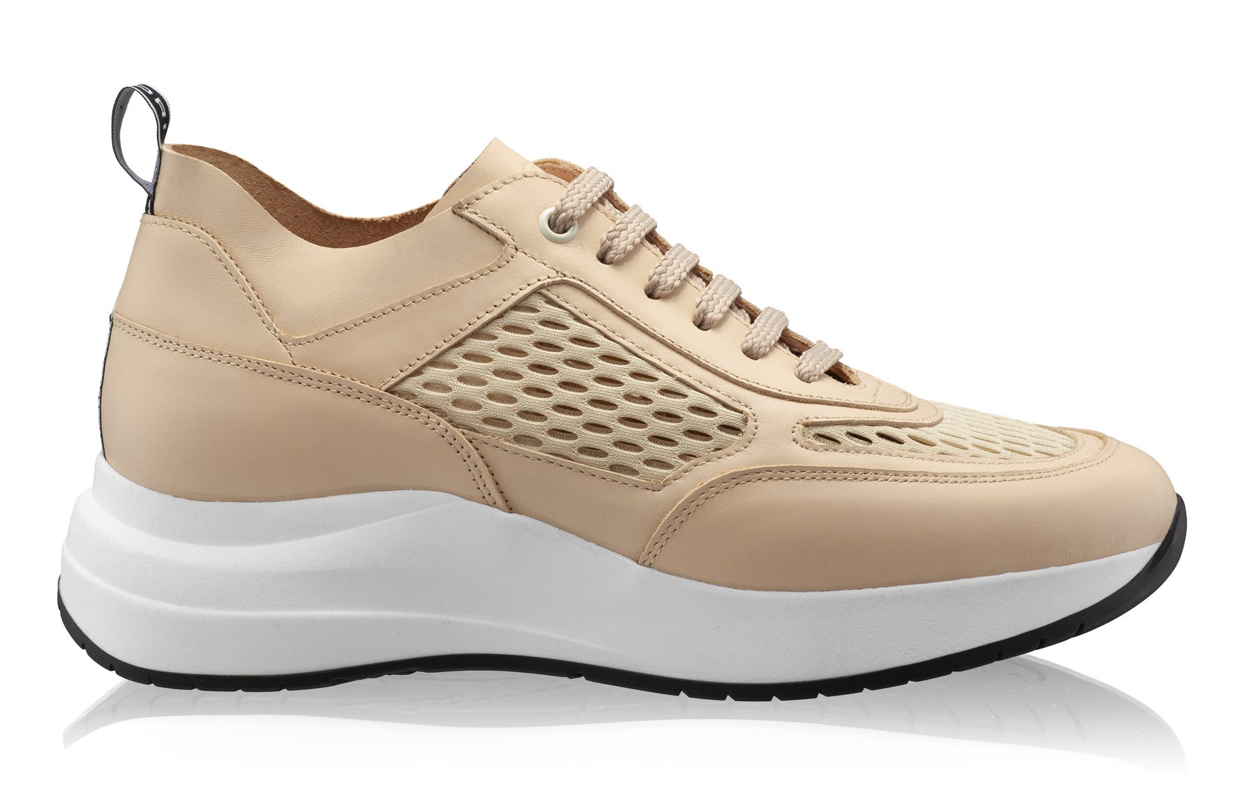 Women sport shoes 8132 Vitello+Beige Mesh