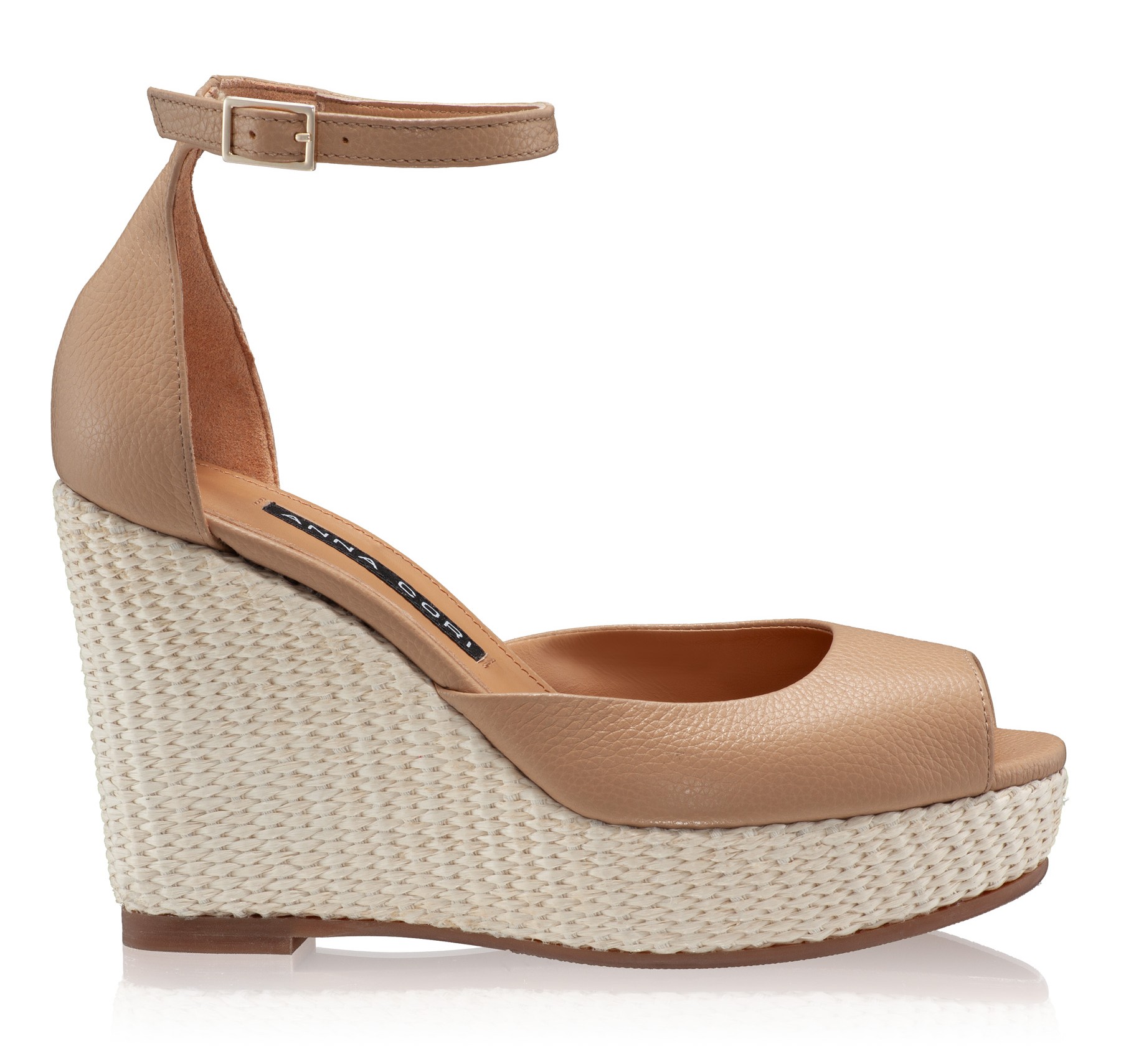 Women's Leather Sandals 8048 Bottalato Cappuccino