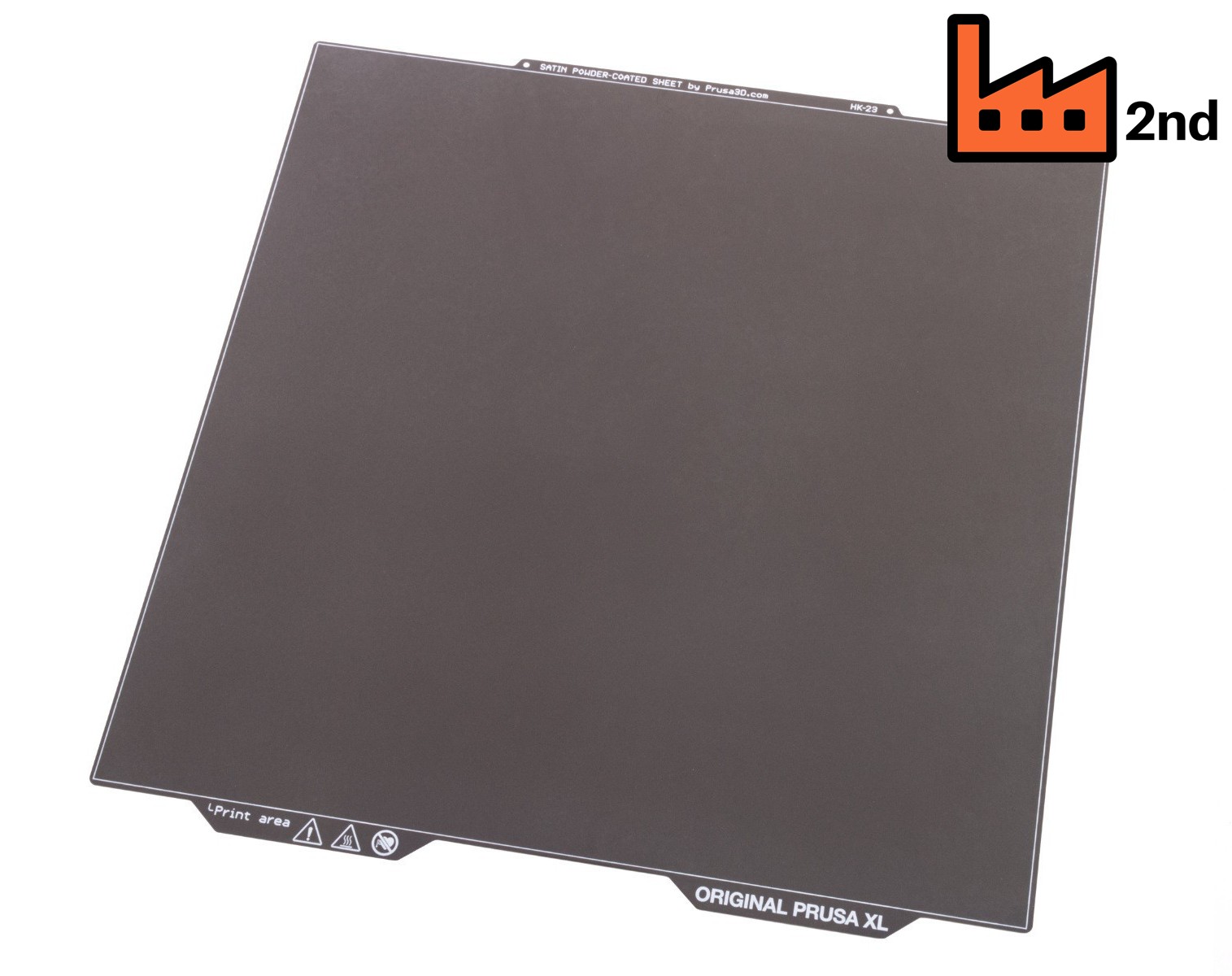 XL Satin Powder-coated Print Sheet (FACTORY SECOND)