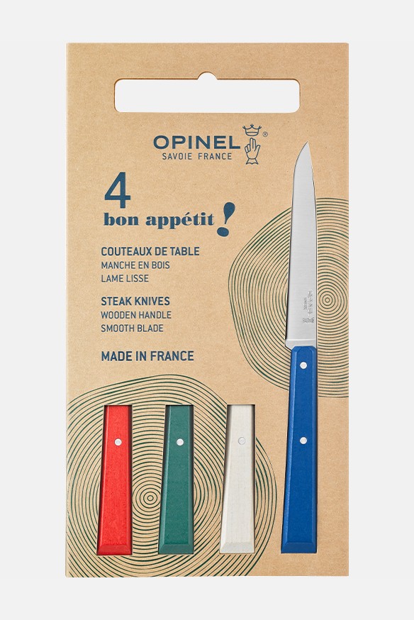 Coffret de 4 couteaux de table N°125 Bon Appétit Bistrot